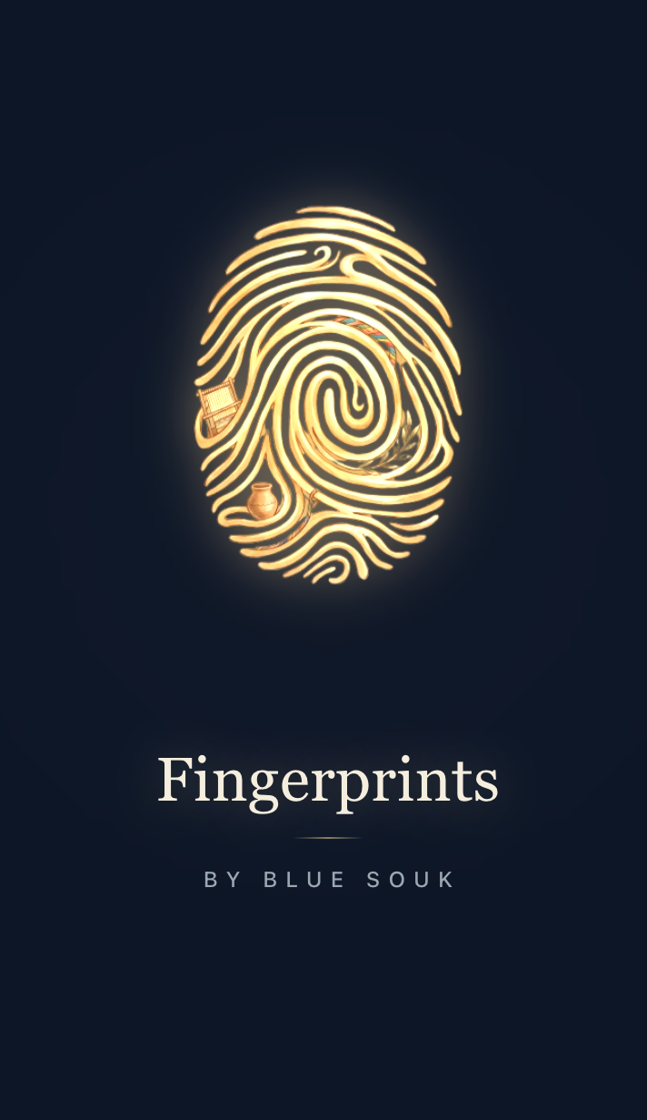 Fingerprints by Blue Souk — provenance emblem
